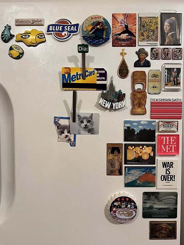 冷蔵庫に想い出を“貼る”、マグネットコレクション! Erina