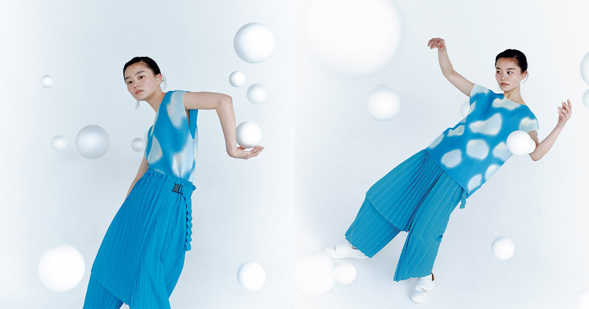 me ISSEY MIYAKE〉のストレッチプリーツ「KUMO」 | 【GINZA