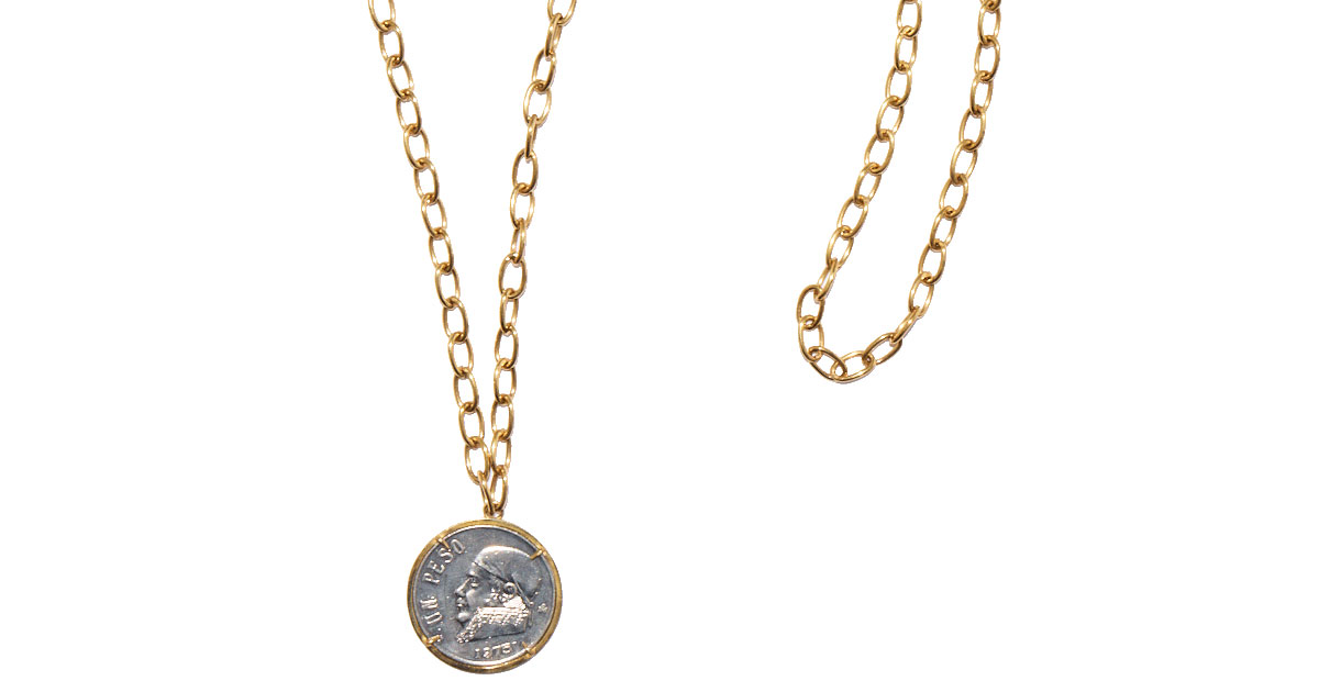 【新品未使用】ガブリエラアルティガス　ヴィンテージ メキシカン ペソ ネックレス ガブリエラアルティガス ペソ ネックレス 新品未使用】ガブリエラ