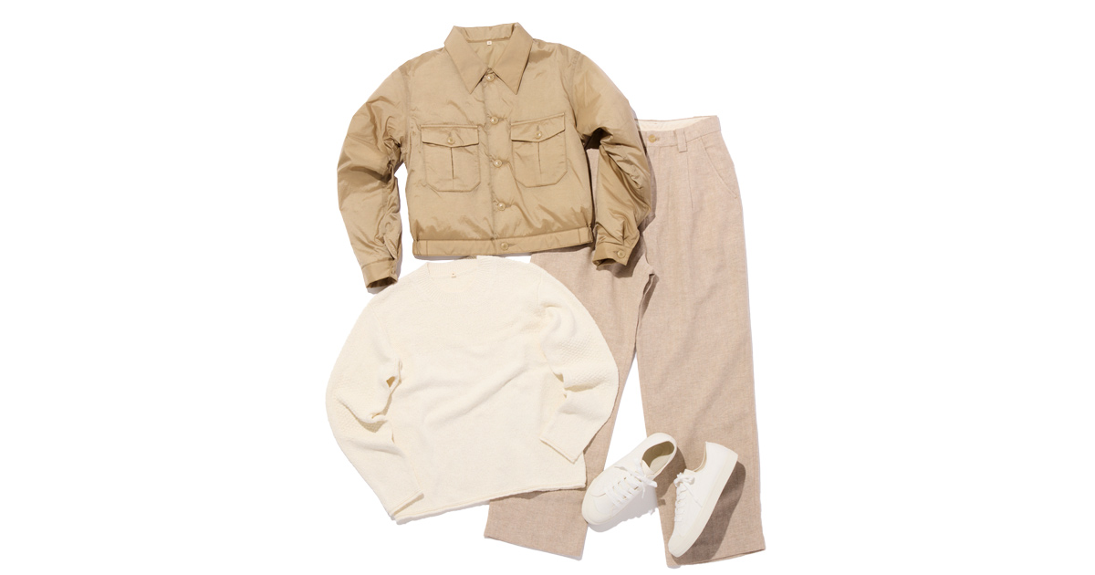 muji labo ナイロンワークブルゾン サンドベージュ XL 無印良品 muji labo ナイロンワークブルゾン サンドベージュ XL 無印良品 紳士