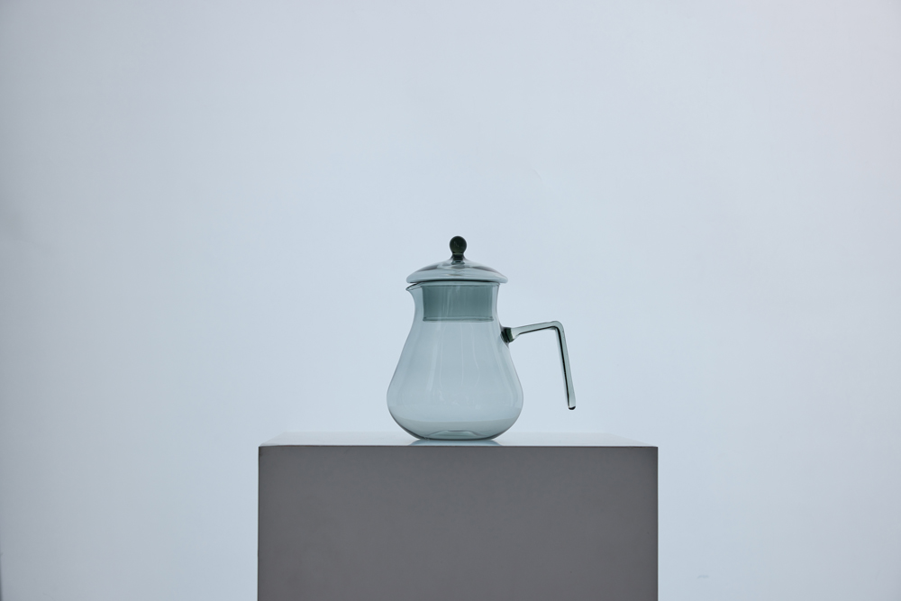 【ひまわり】ガラスポット　直火　北村妙子 ひまわり】ガラスポット 直火 北村妙子 ひまわり】ガラスポット 直火