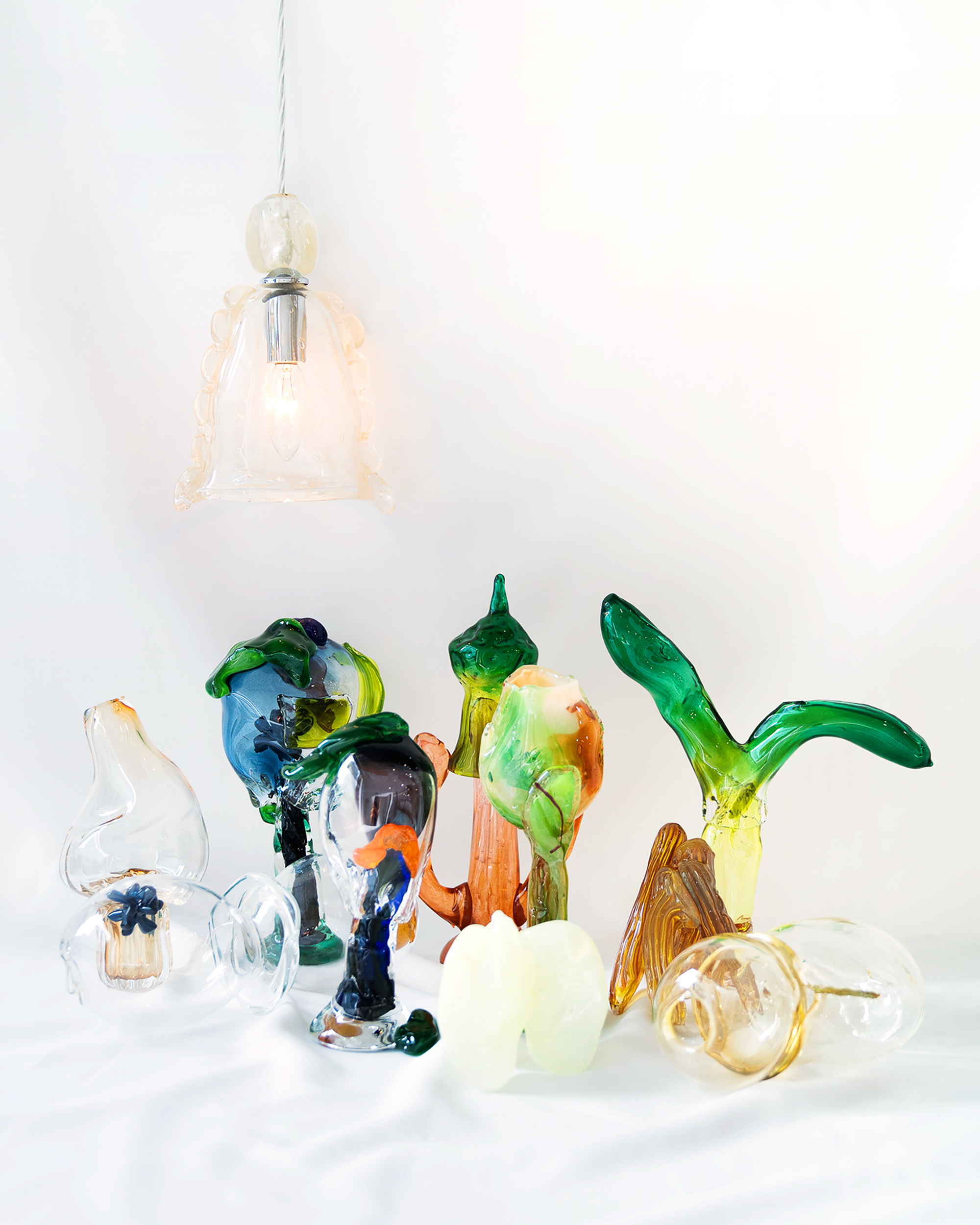 LANDに素敵なガラスの作品が届きました‼︎💭💭💭 毎日見ても面白くて