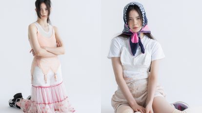 自由に重ねる、古着のアンダーウェア