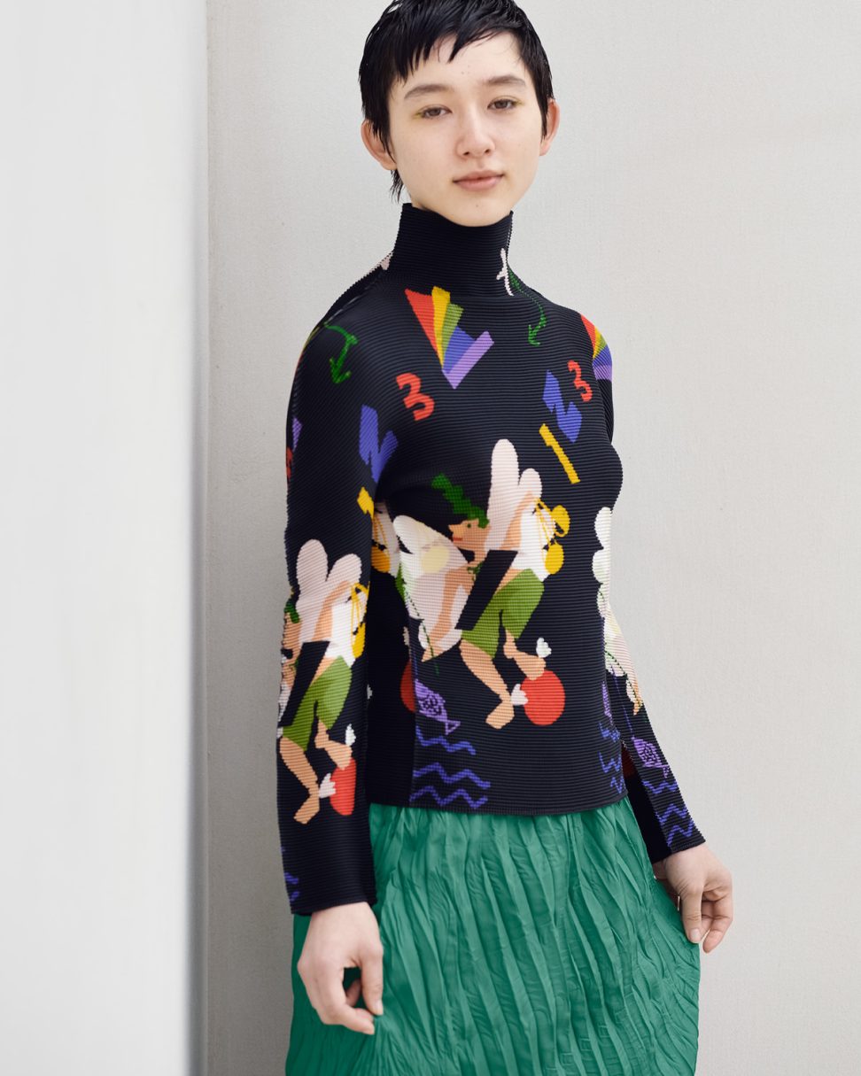 合馬公式アカウント1　イッセイミヤケ ISSEY MIYAKE SPRING SUMMER 2022 コレクション02 – isseymiyake.com