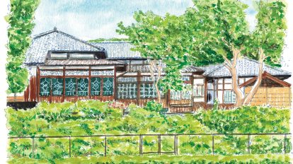 24年末より一般公開を開始。名匠・伊東忠太が手がけた「荻外荘」