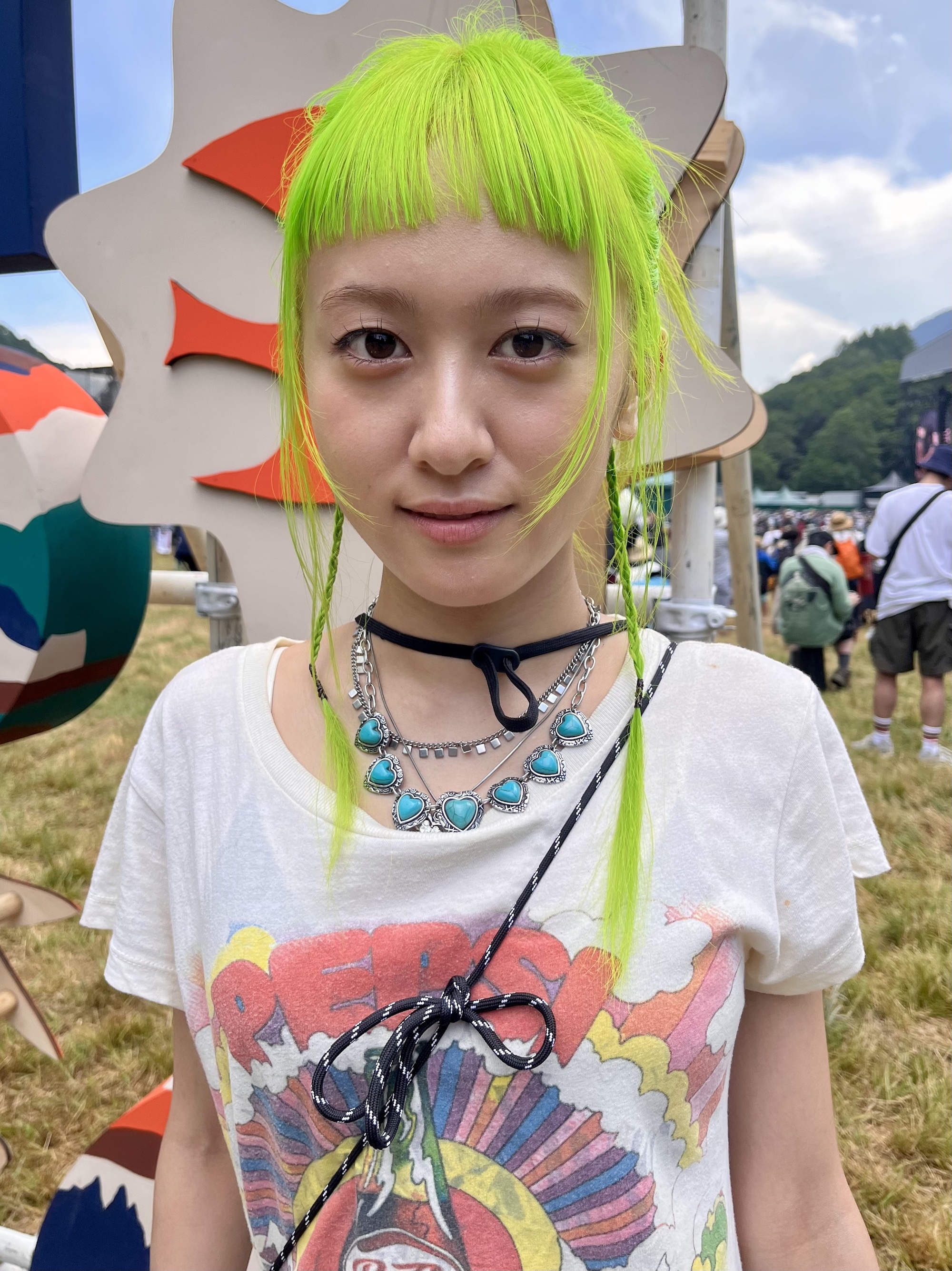超レア! Bjork ヒッピー フジロック　夏フェス　ストリート スナップ フジロック'25スナップ vol.1 気分も踊るカラフルスタイル