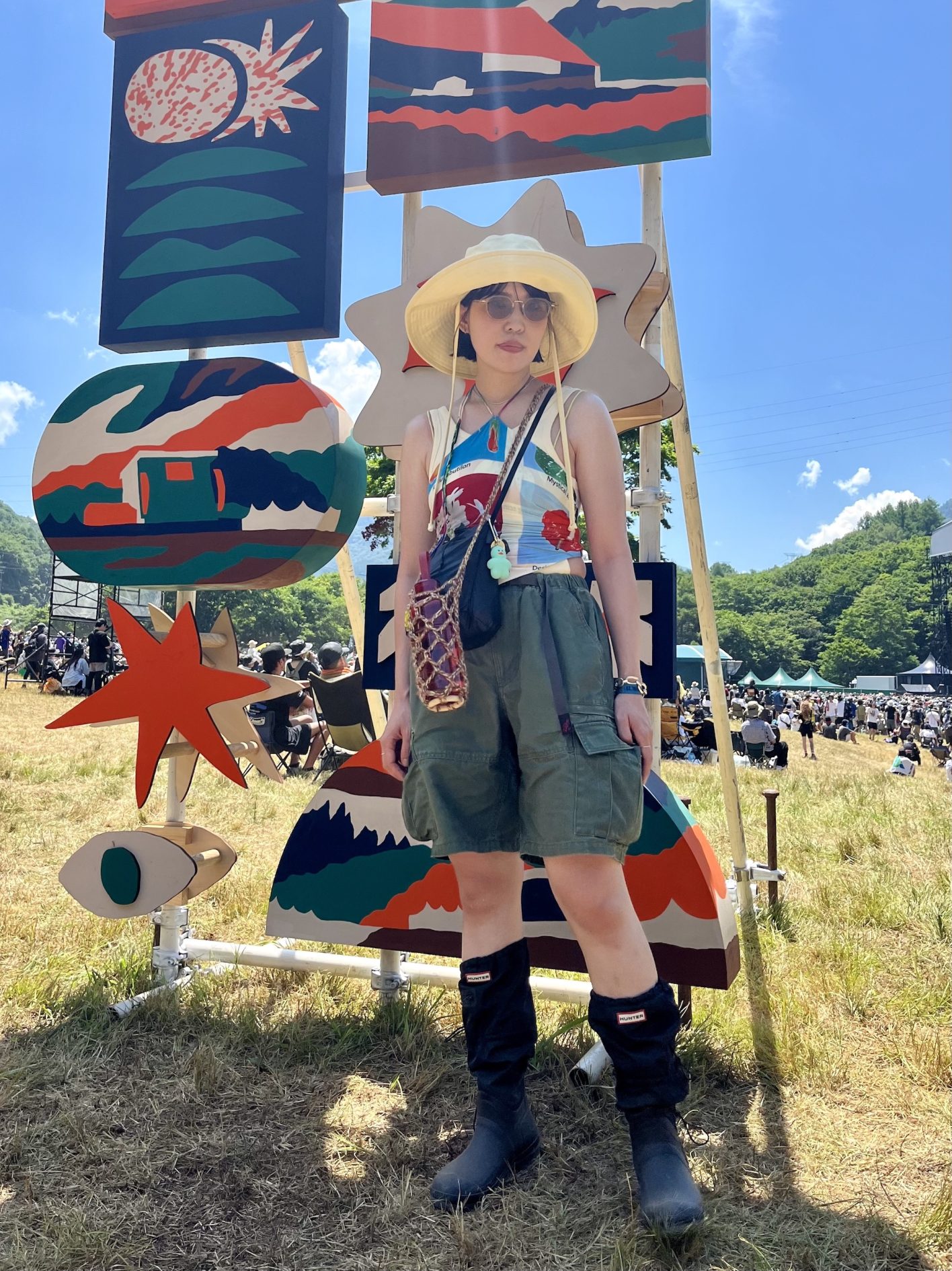 超レア! Bjork ヒッピー フジロック　夏フェス　ストリート スナップ フジロック'25スナップ vol.1 気分も踊るカラフルスタイル