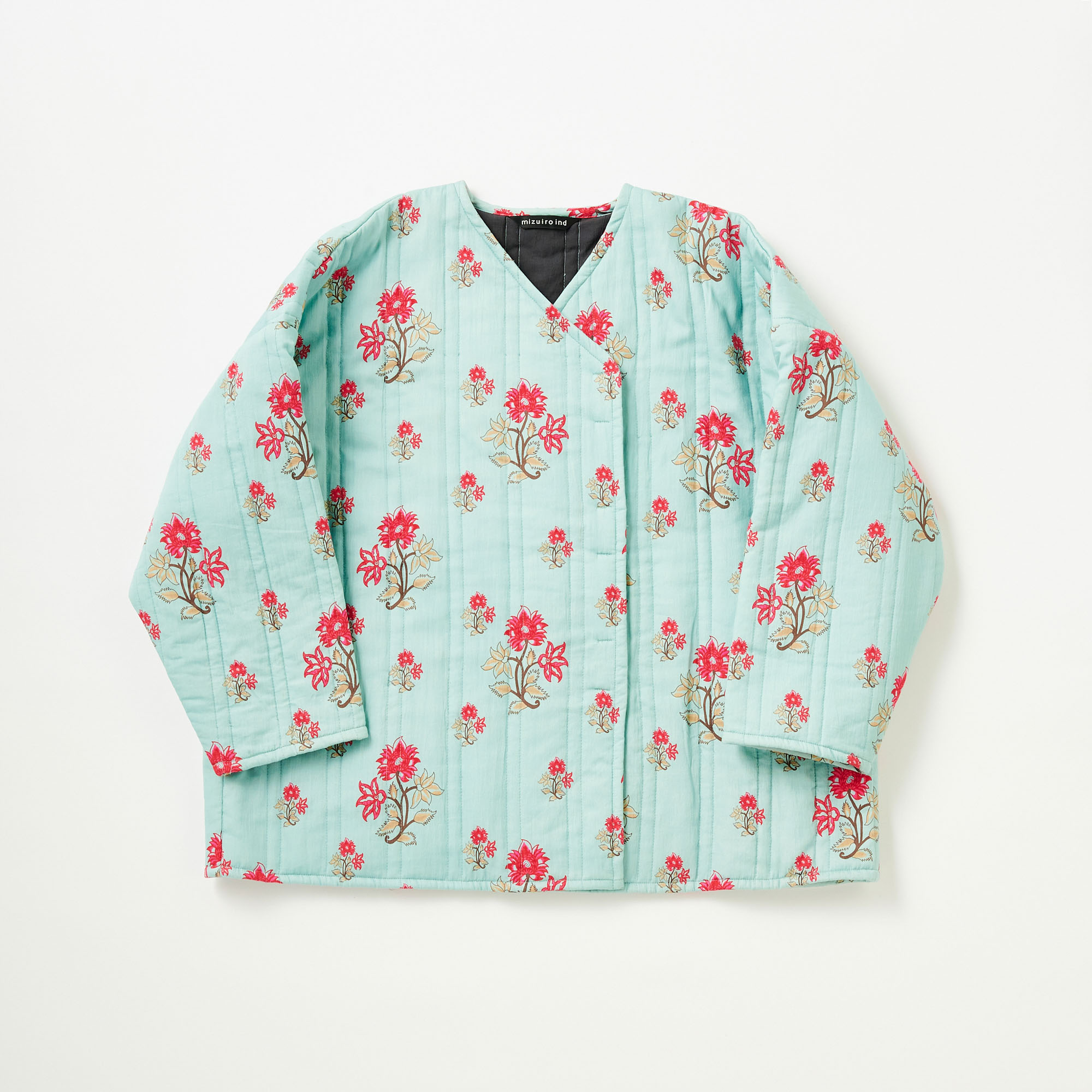 ミズイロインド〉の花柄キルティングジャケット | 【GINZA】東京