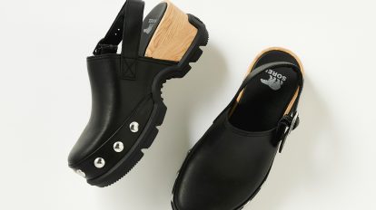 歩きやすさも抜群。〈ソレル〉のシューズ