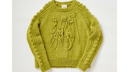 〈コウタグシケン〉ボナールの花の絵から生まれたニット