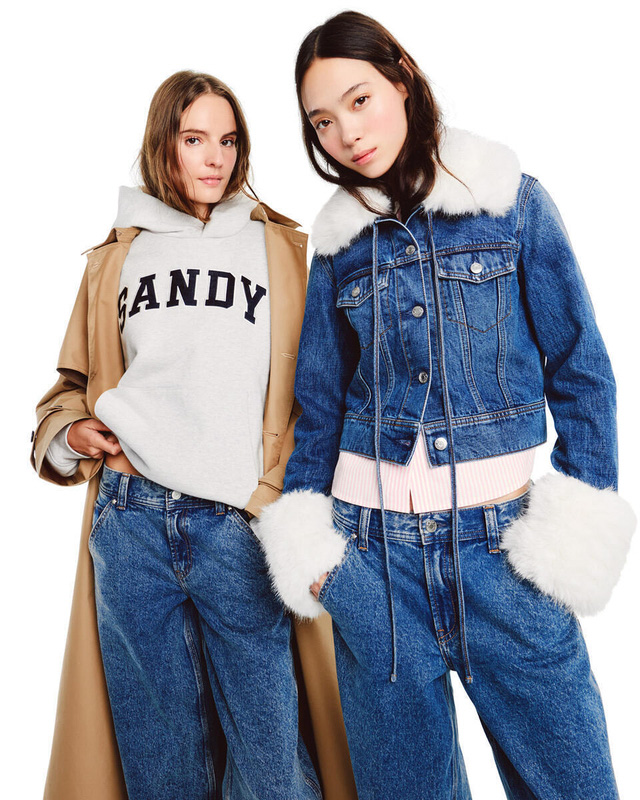 GAP x SANDY LIANG デニムジャケット Sサイズ Gap × Sandy Liang〉初のコラボレーションが発売！ | 【GINZA