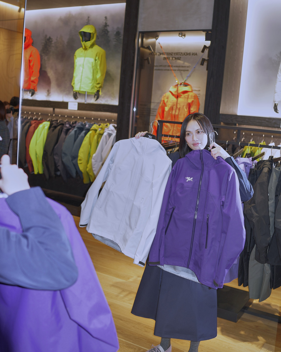 臼田あさ美と、国内最大の〈アークテリクス〉新店へ！ | 【GINZA】東京