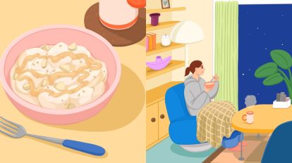 やる気をとりもどすための「洋梨と胡麻のリッチヨーグルト」