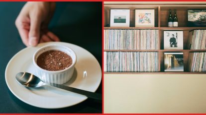 京都とワイン。「HOWENE」ムースショコラと心地よい音楽を