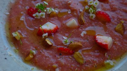 いちごのガスパチョ