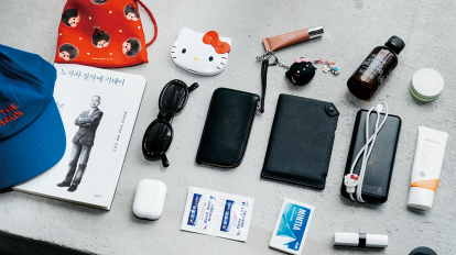 〈AMOMENTO〉デザイナー、イ・ミギョンのバッグの中身