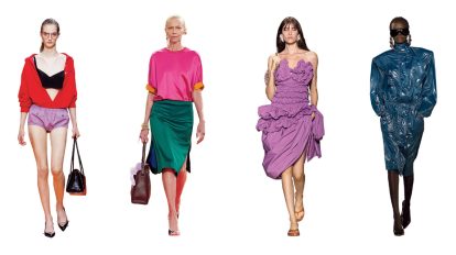 大胆な色使いでひときわ華やか、楽観的なムード