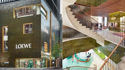 銀座の中心地にオープンした〈ロエベ〉の旗艦店はアートの館！