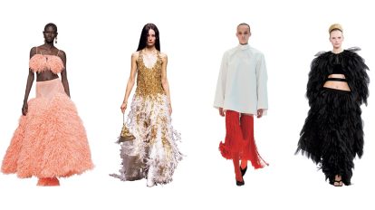 旬の装飾は、動くたびに揺れるモチーフ