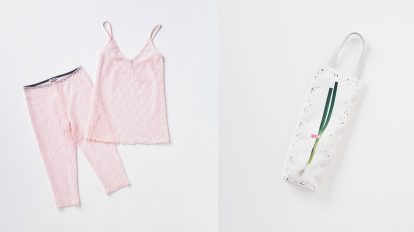 〈サンディ・リアン〉のバッグ、〈シモーネ・ワイルド〉のレースセ…