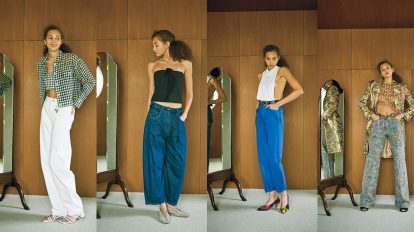 新型デニムで真夜中のひとりファッションショー