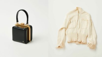 〈アニエスべー〉のバッグ、〈アンダーカバー〉のニット…etc