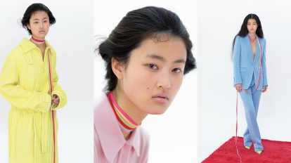 春をつかさどる女神、佐保姫　衣装 井伊百合子／化粧 UDA