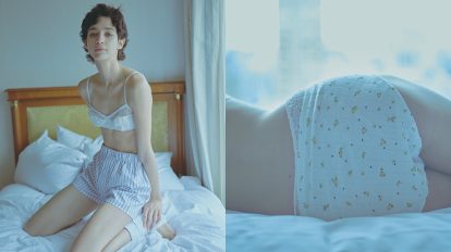 初夏のくつろぎランジェリー。レース×トランクスなど自由なMIXを楽…