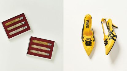 〈オニツカタイガー〉のスリングバックパンプス、〈シャンブル サン…