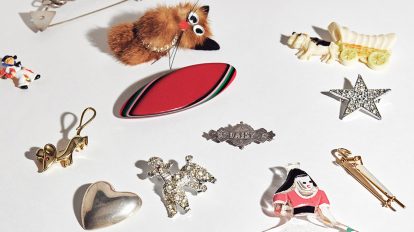 ブローチ＆へんてこバッグこそ、古着で見つけよう