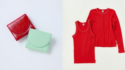 〈エポイ〉の財布、〈プチバトー〉のカーディガン＆タンクトップ…etc