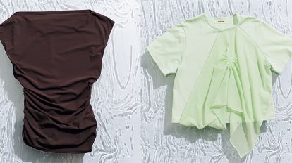 夏のTシャツ大図鑑！ドレープにシャーリング、皺も目線も引き寄せて