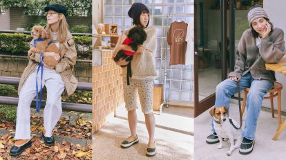 わんことのお散歩、なに履く？〈ソレル〉のクロッグで愛犬家SNAP